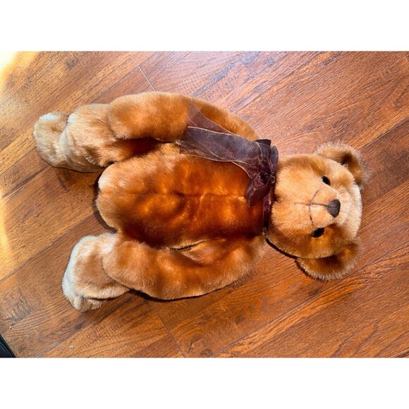 TY Yesterbear Teddy Bear 1999 Brown 18" Stuffed Animal Plush Toy Vintage - Picture 10 of 12